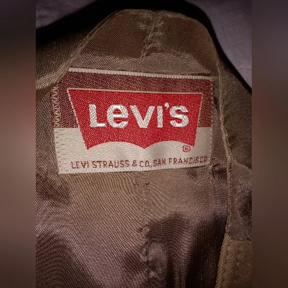 Vintage Levi Strauss & Co San Francisco 3 Piece Suit Size 40R